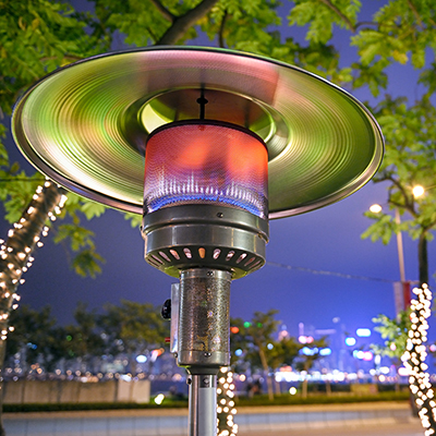 Rent patio heaters and tent heaters in the Naperville Area.