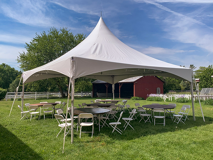 Wedding party package Naperville - rent tent, tables, chairs